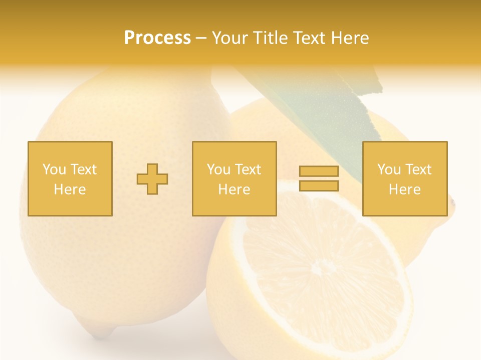 Yellow Isolated Healthy PowerPoint Template