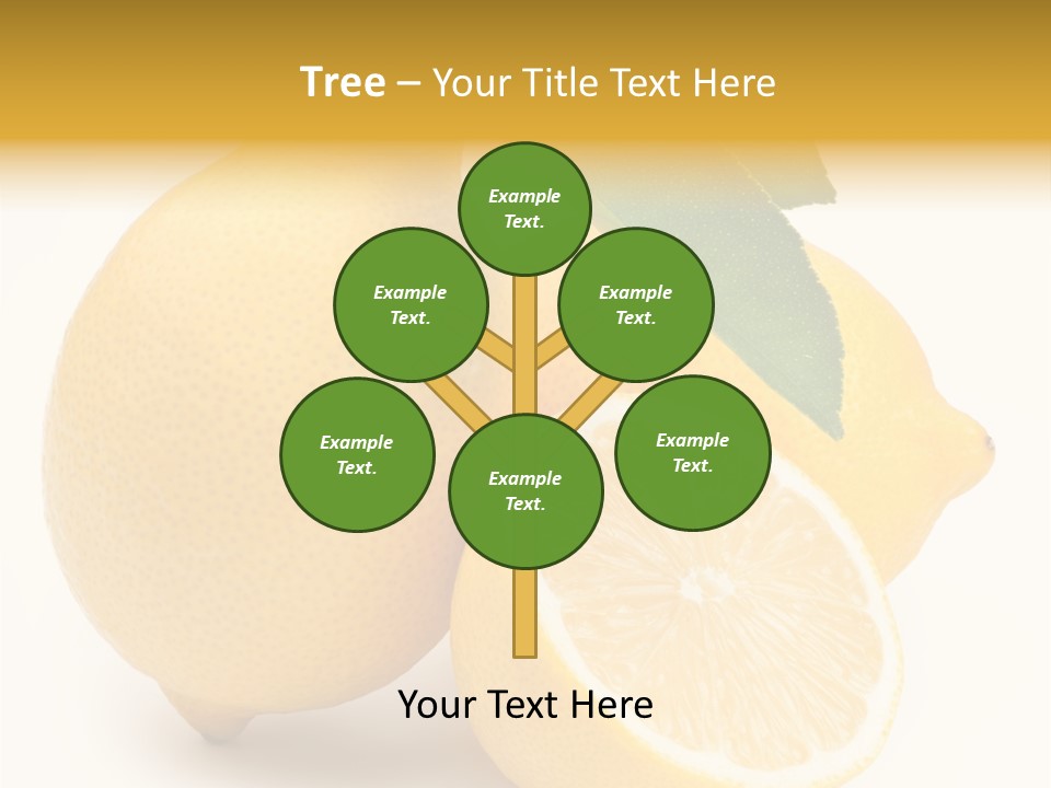 Yellow Isolated Healthy PowerPoint Template