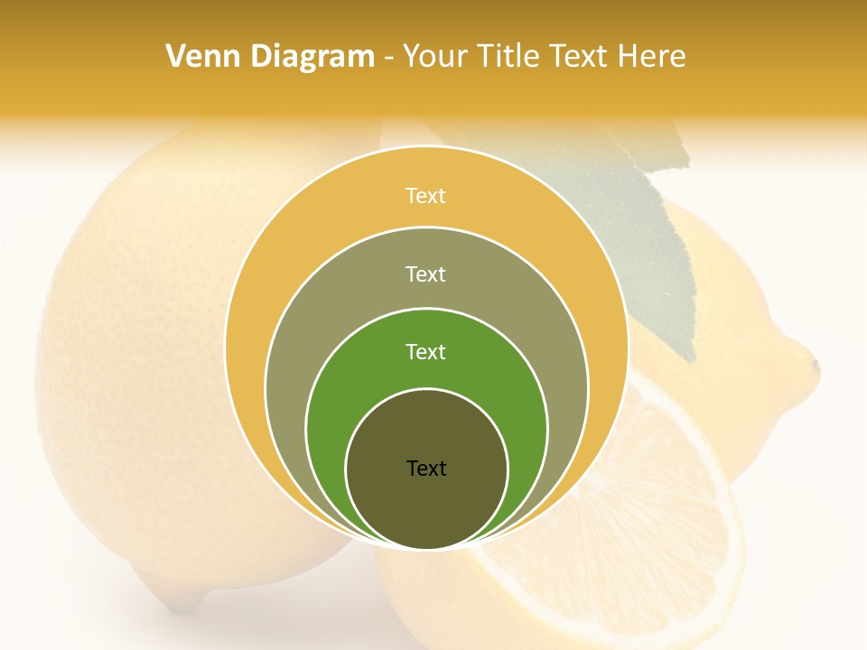 Yellow Isolated Healthy PowerPoint Template