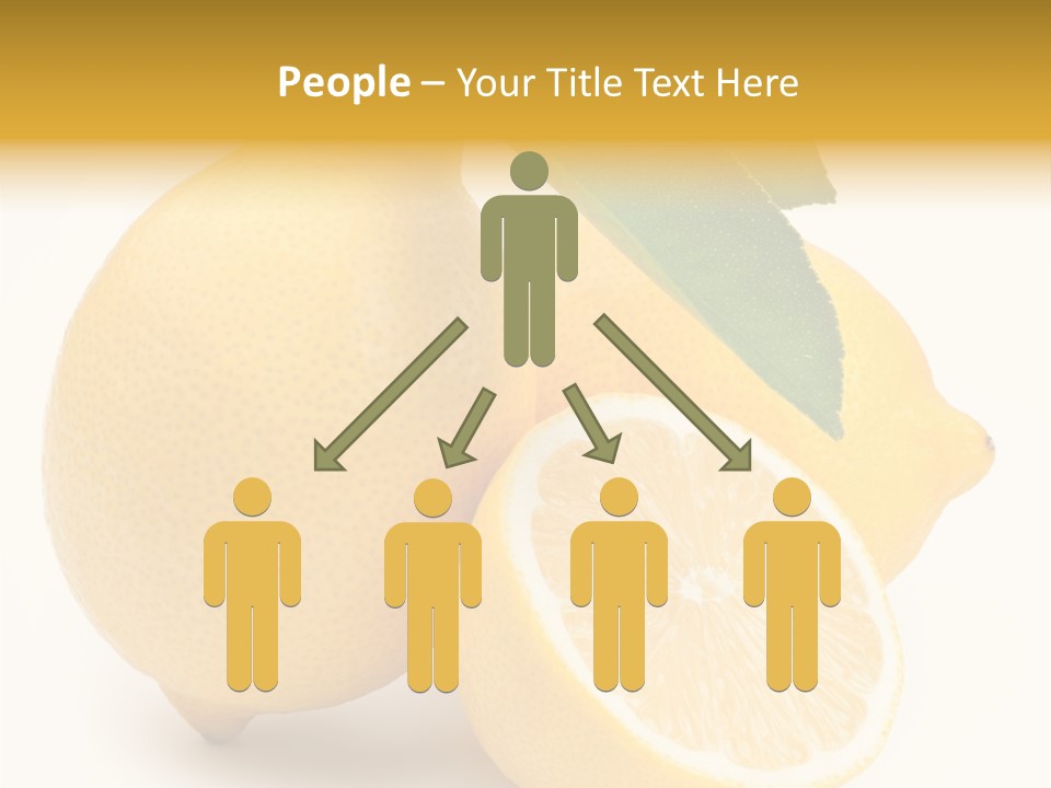 Yellow Isolated Healthy PowerPoint Template