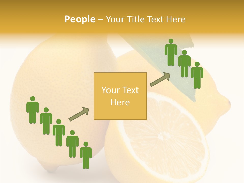Yellow Isolated Healthy PowerPoint Template