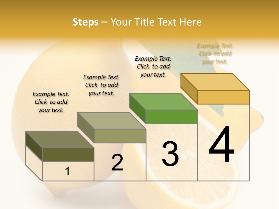 Yellow Isolated Healthy PowerPoint Template
