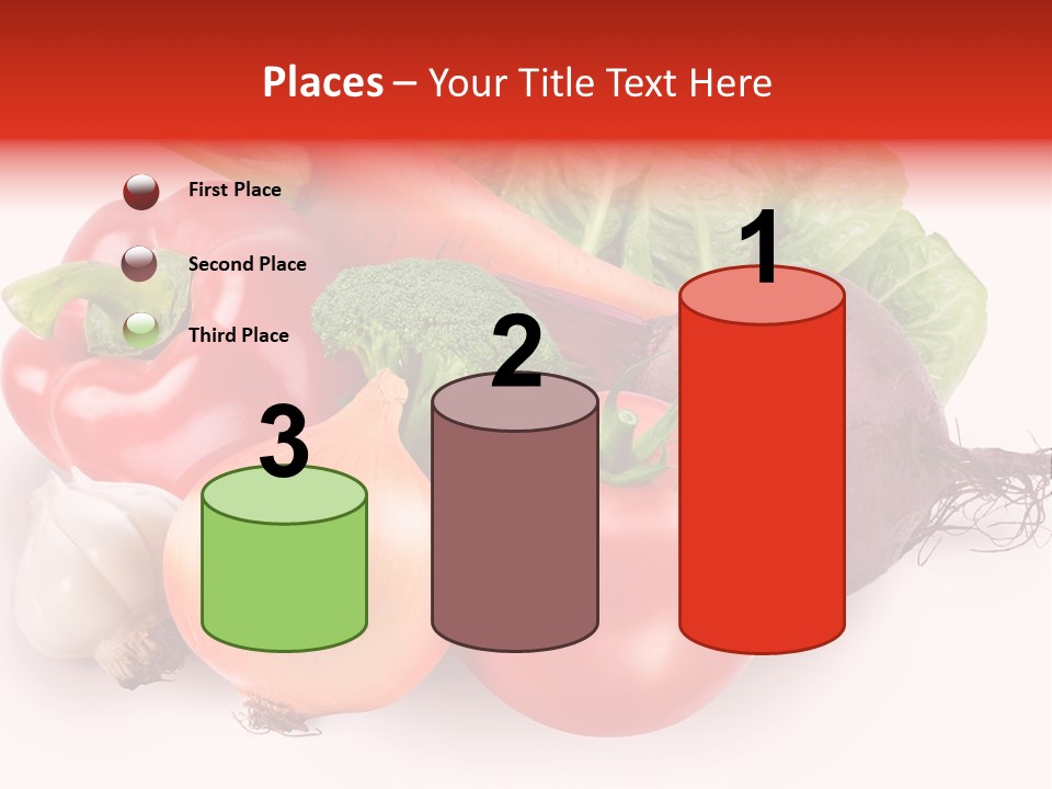 Food Isolated Group PowerPoint Template