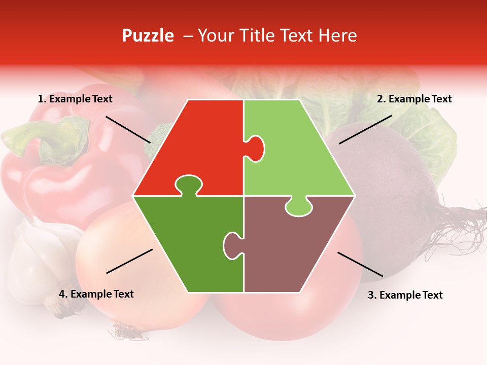 Food Isolated Group PowerPoint Template