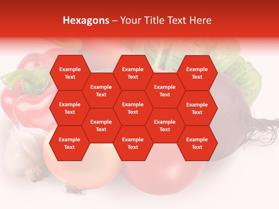 Food Isolated Group PowerPoint Template