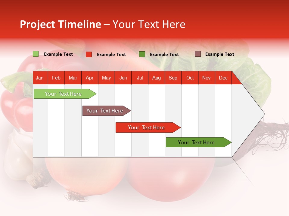 Food Isolated Group PowerPoint Template