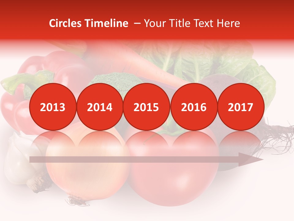 Food Isolated Group PowerPoint Template