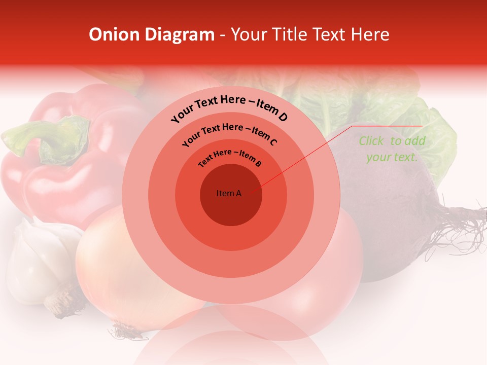 Food Isolated Group PowerPoint Template