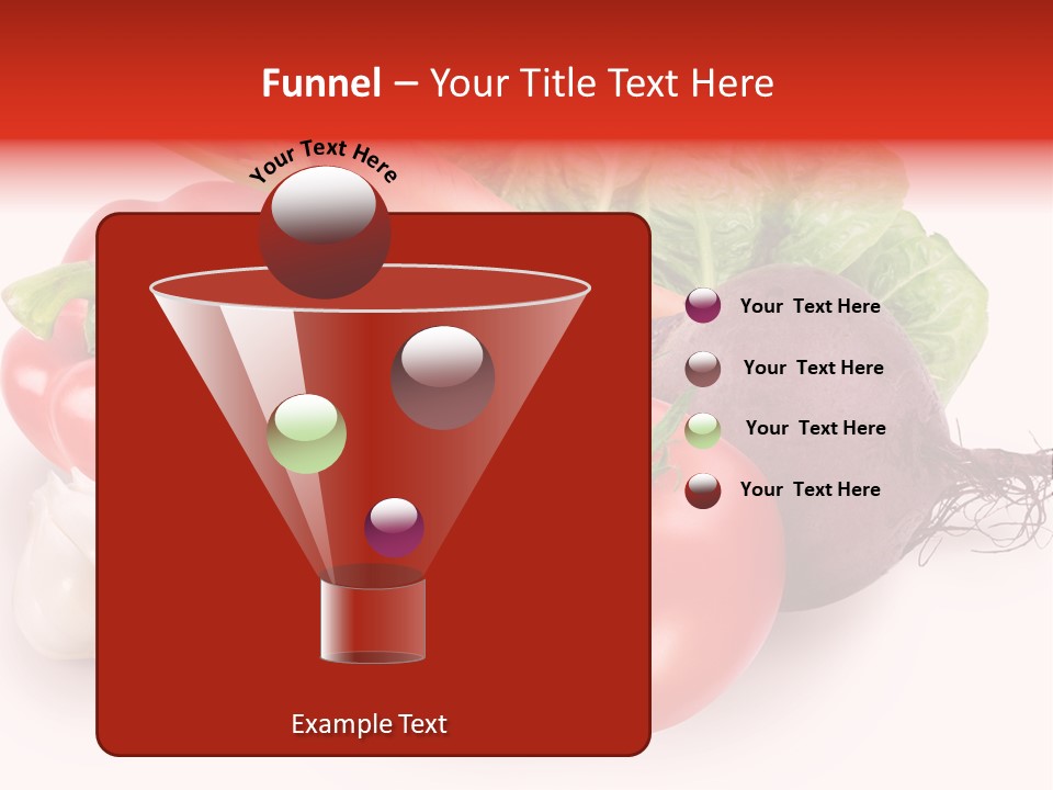 Food Isolated Group PowerPoint Template