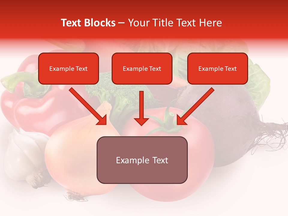 Food Isolated Group PowerPoint Template