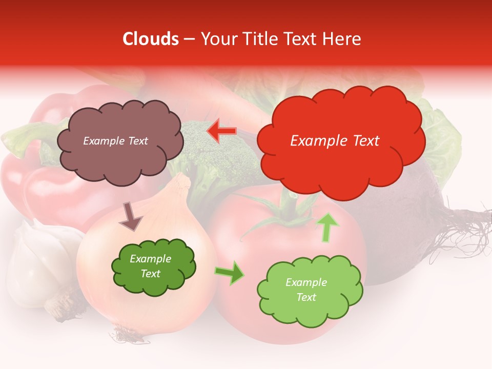 Food Isolated Group PowerPoint Template