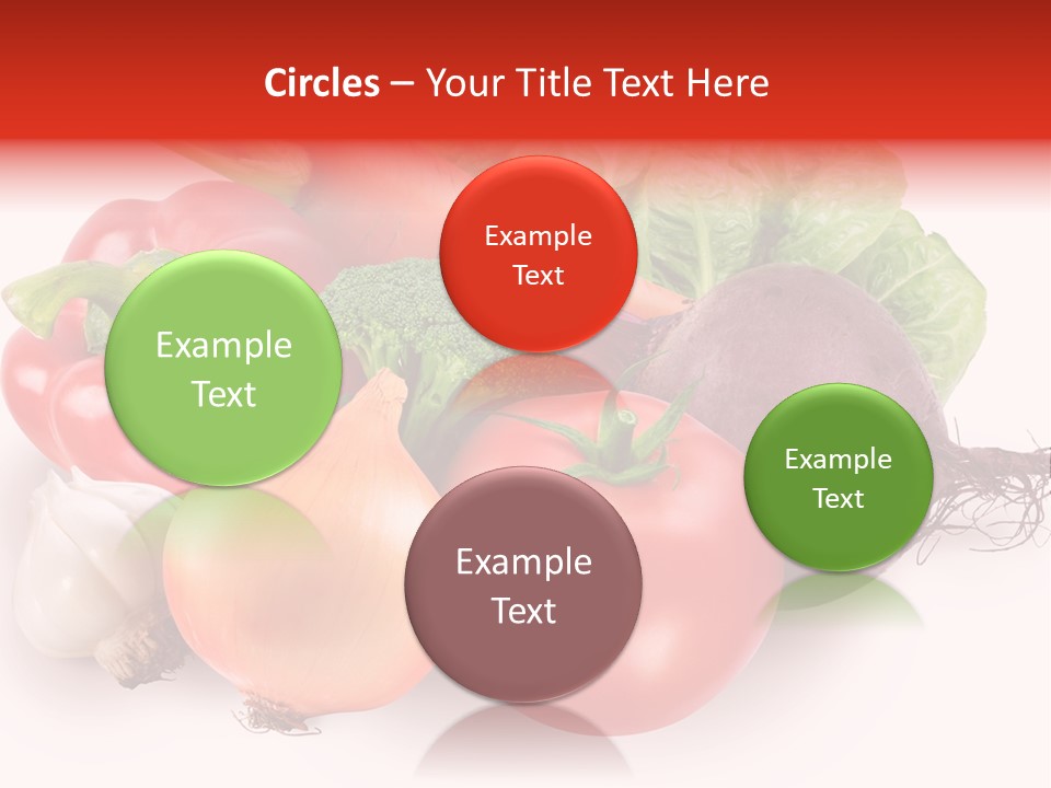 Food Isolated Group PowerPoint Template