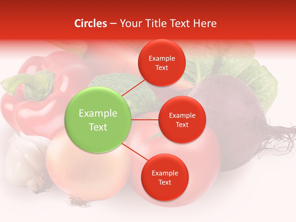 Food Isolated Group PowerPoint Template