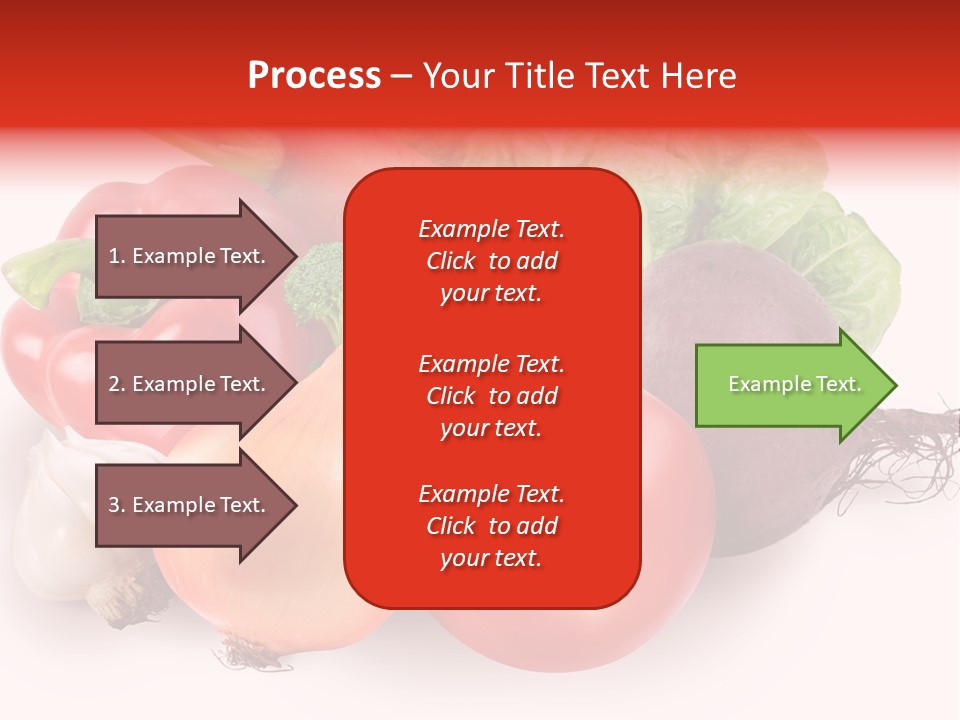 Food Isolated Group PowerPoint Template