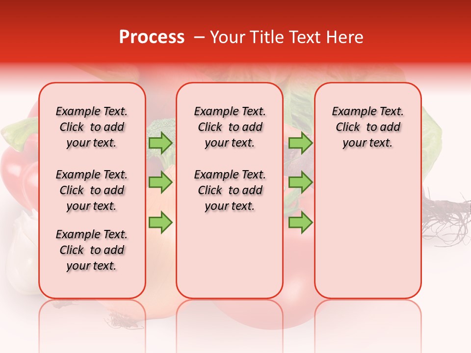 Food Isolated Group PowerPoint Template