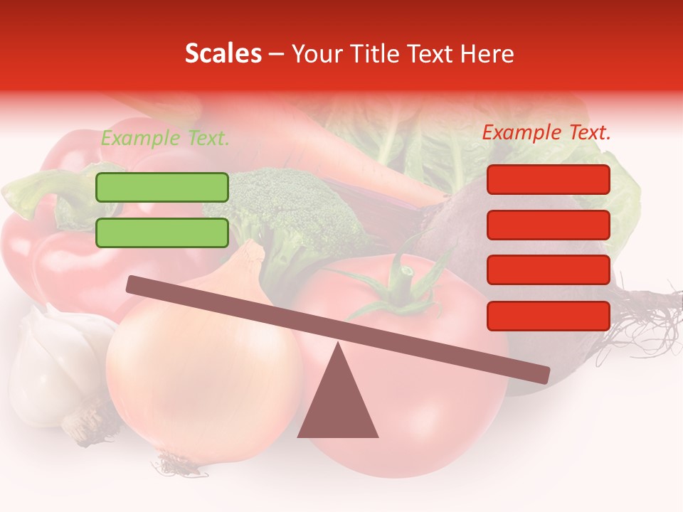 Food Isolated Group PowerPoint Template