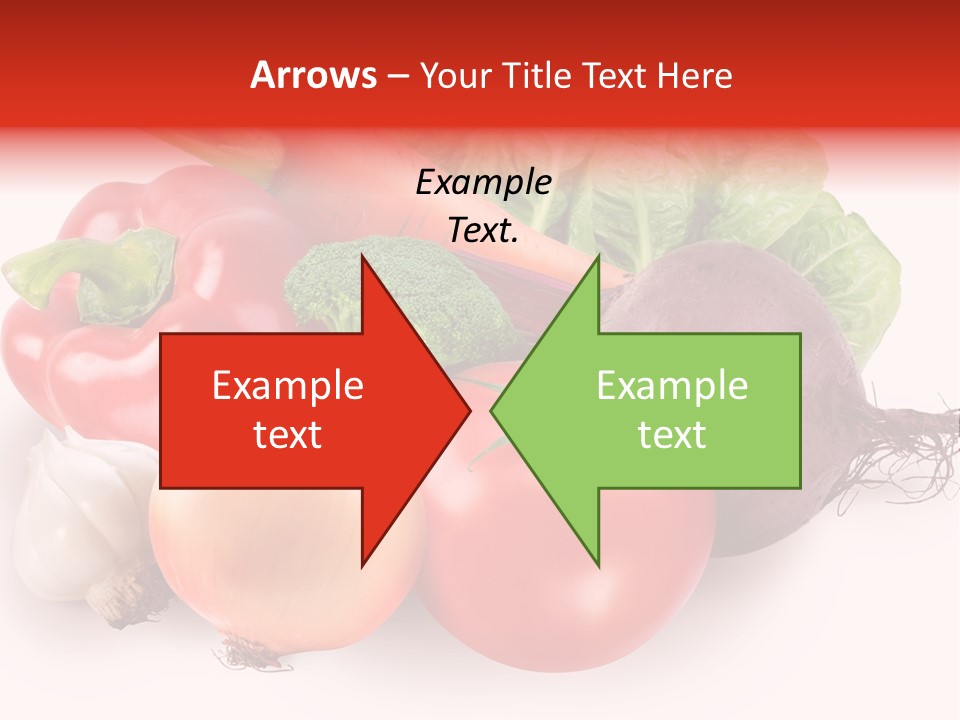 Food Isolated Group PowerPoint Template