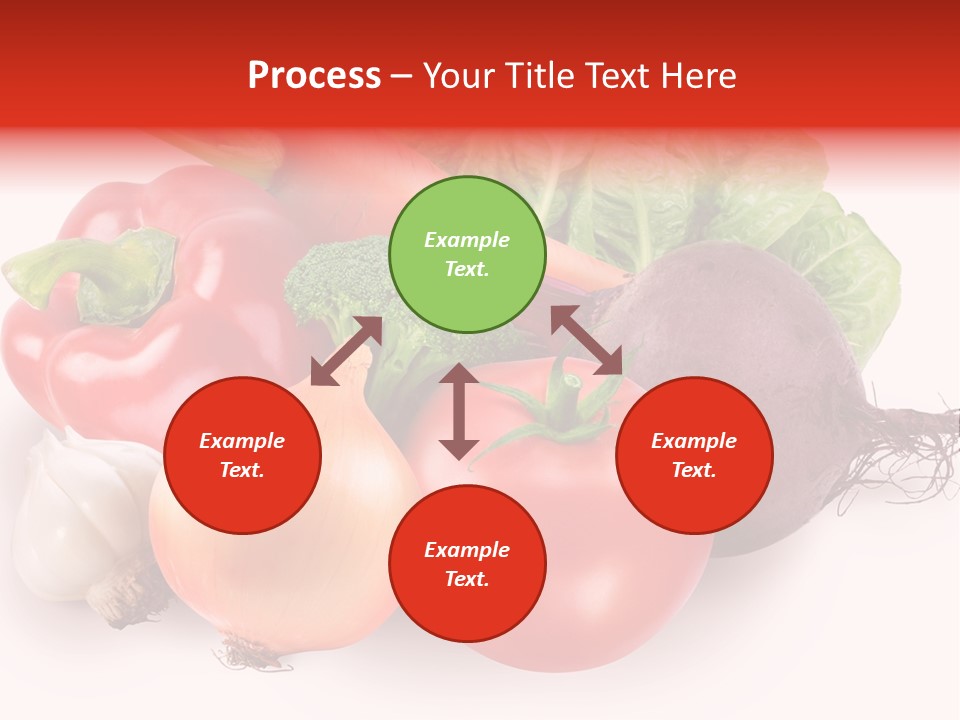 Food Isolated Group PowerPoint Template