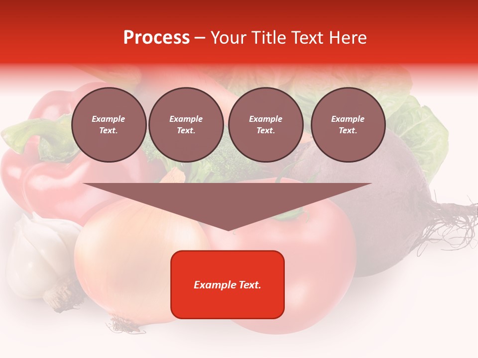 Food Isolated Group PowerPoint Template