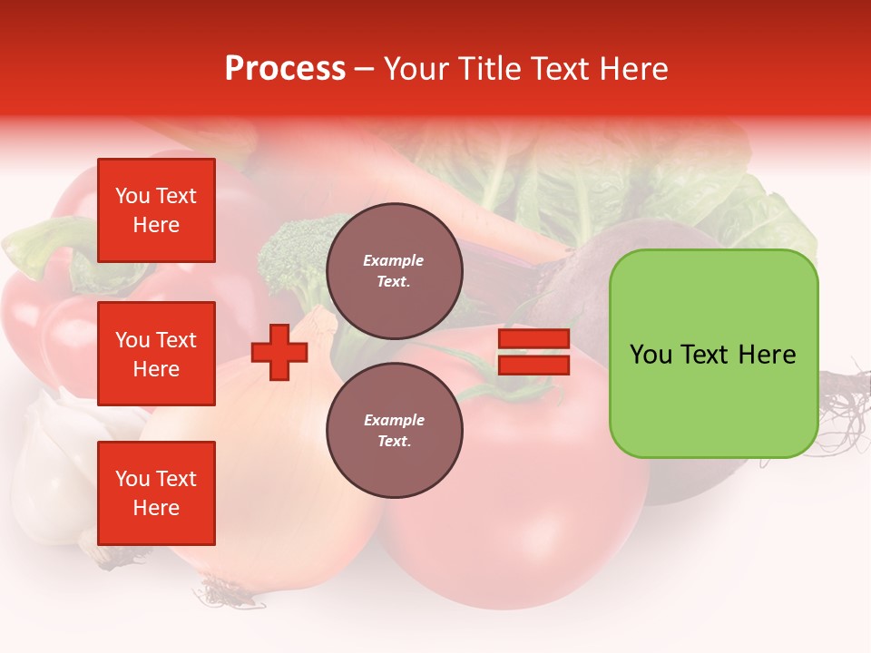 Food Isolated Group PowerPoint Template