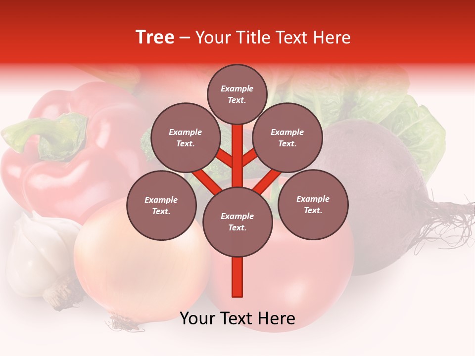 Food Isolated Group PowerPoint Template