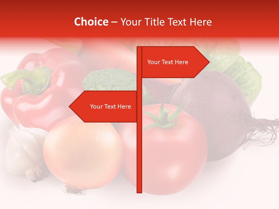 Food Isolated Group PowerPoint Template