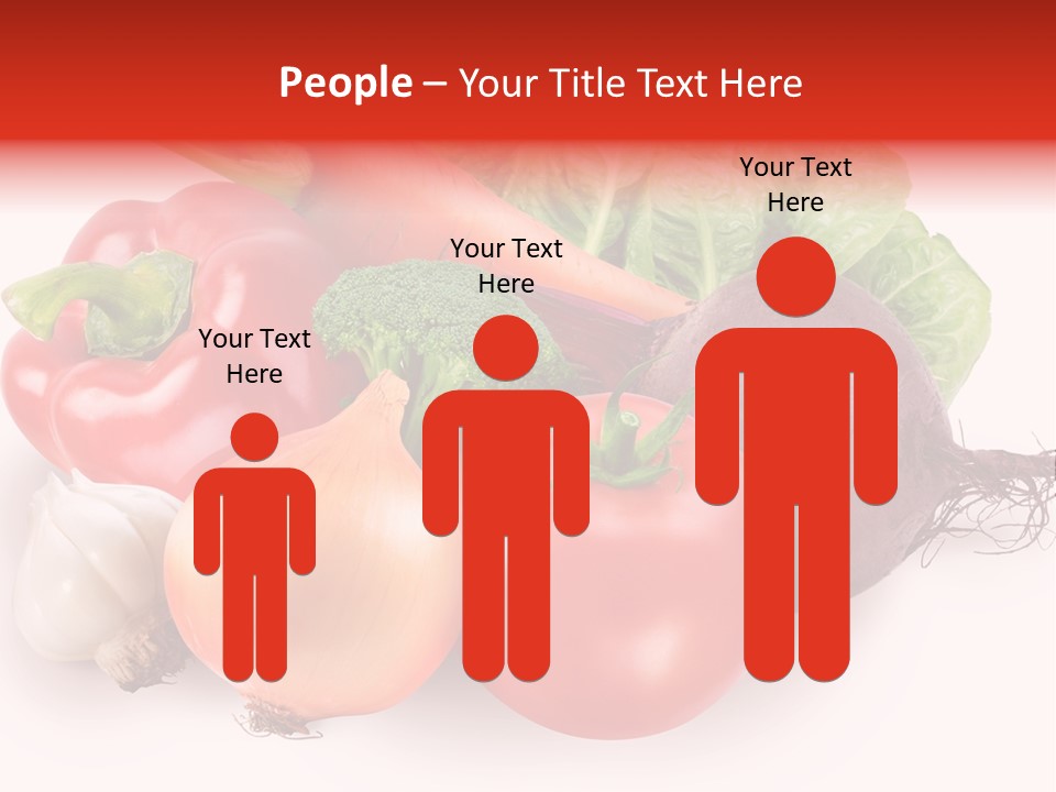 Food Isolated Group PowerPoint Template