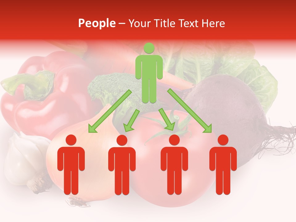 Food Isolated Group PowerPoint Template