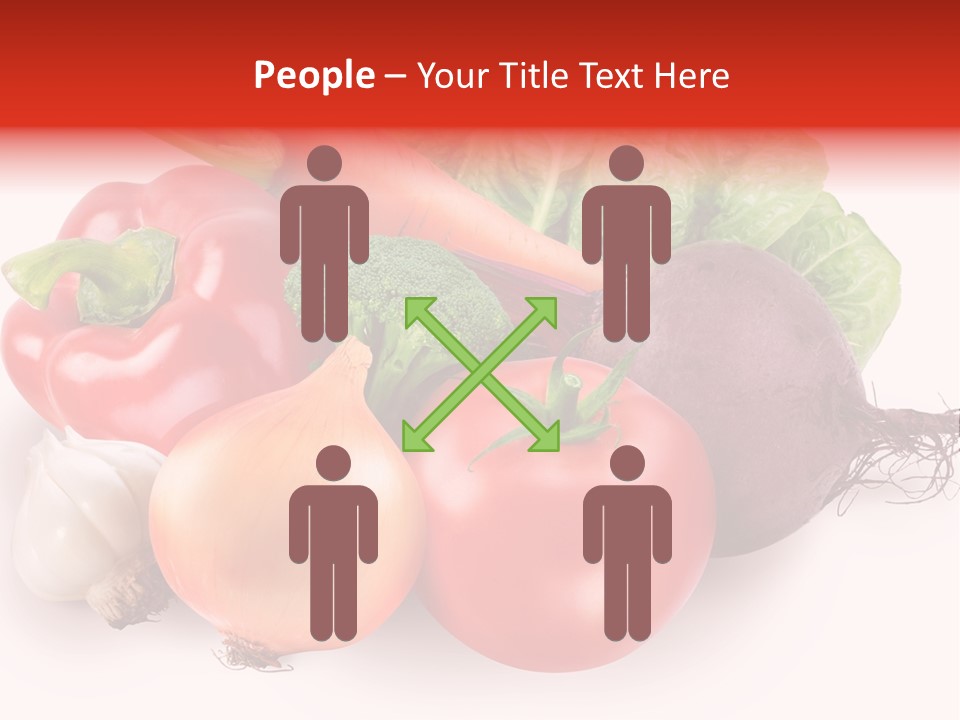 Food Isolated Group PowerPoint Template