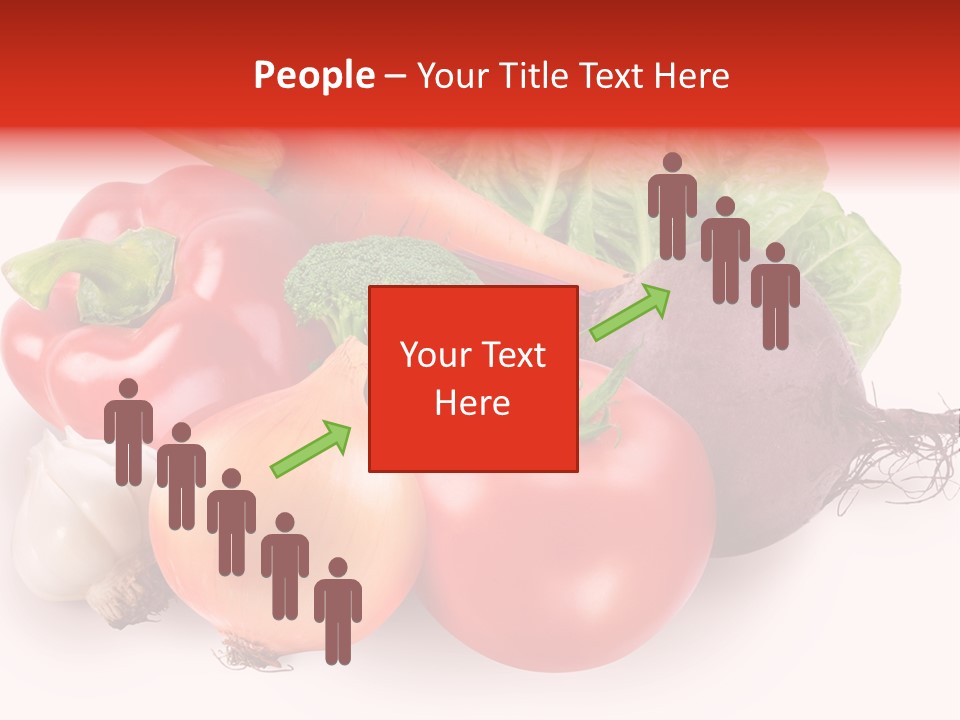 Food Isolated Group PowerPoint Template