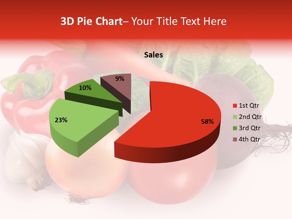 Food Isolated Group PowerPoint Template