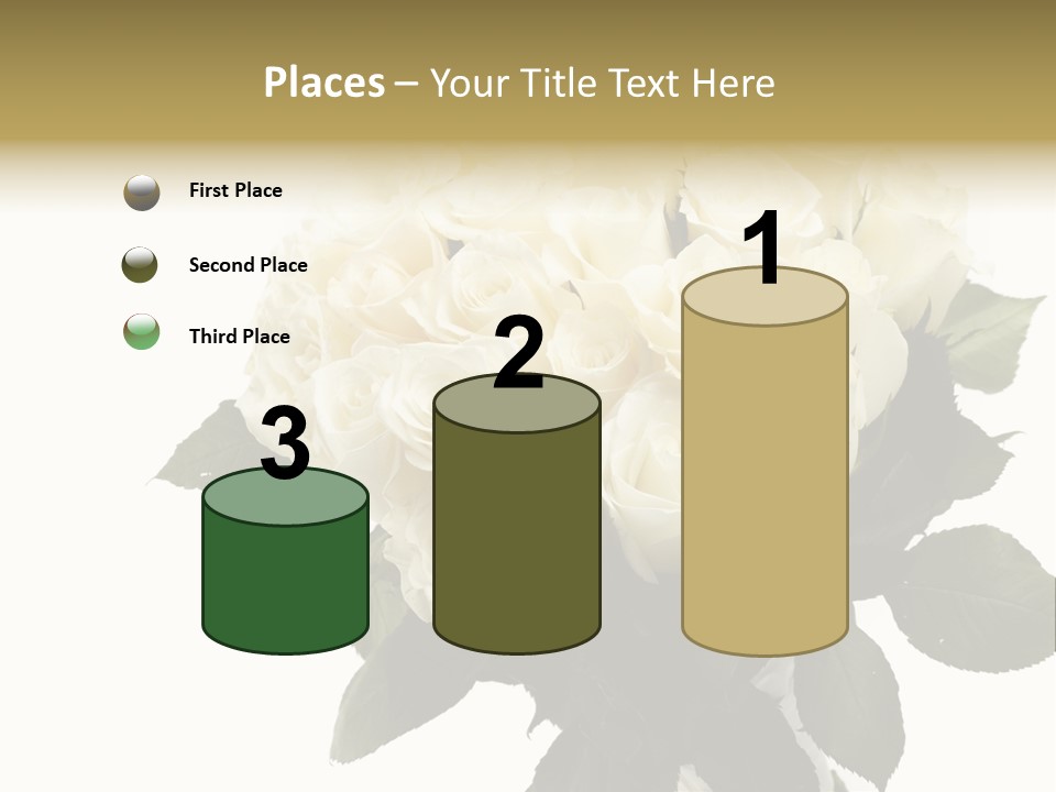 Rose Spring Bud PowerPoint Template