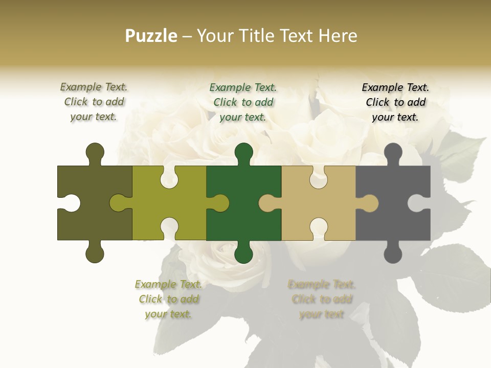 Rose Spring Bud PowerPoint Template