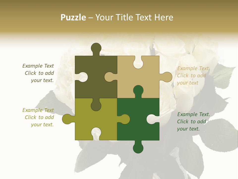 Rose Spring Bud PowerPoint Template