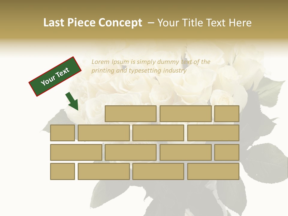 Rose Spring Bud PowerPoint Template