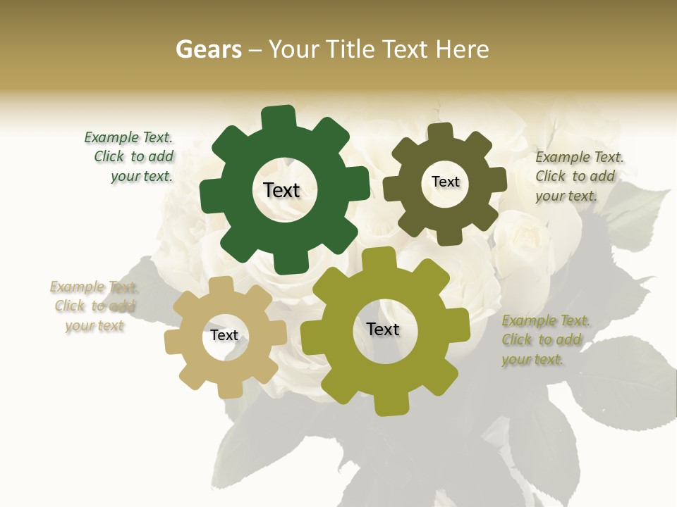 Rose Spring Bud PowerPoint Template