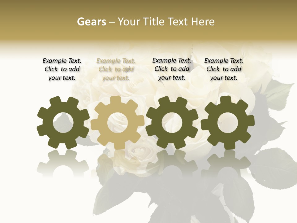 Rose Spring Bud PowerPoint Template