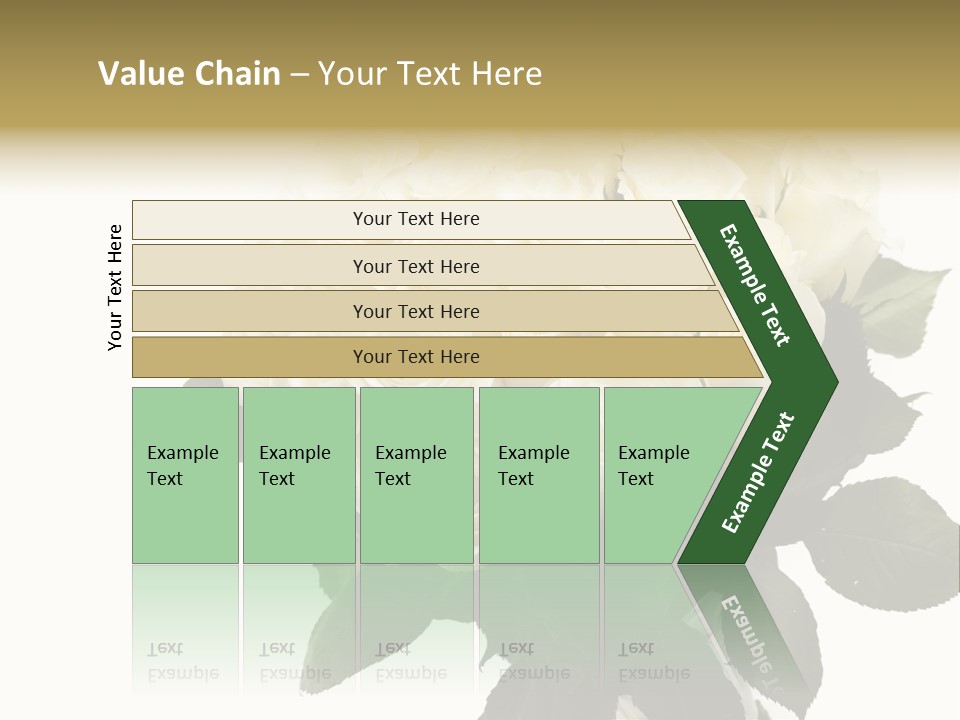 Rose Spring Bud PowerPoint Template