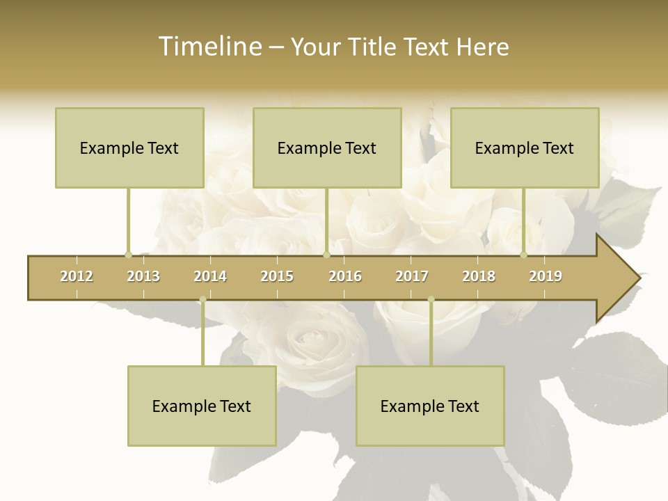 Rose Spring Bud PowerPoint Template