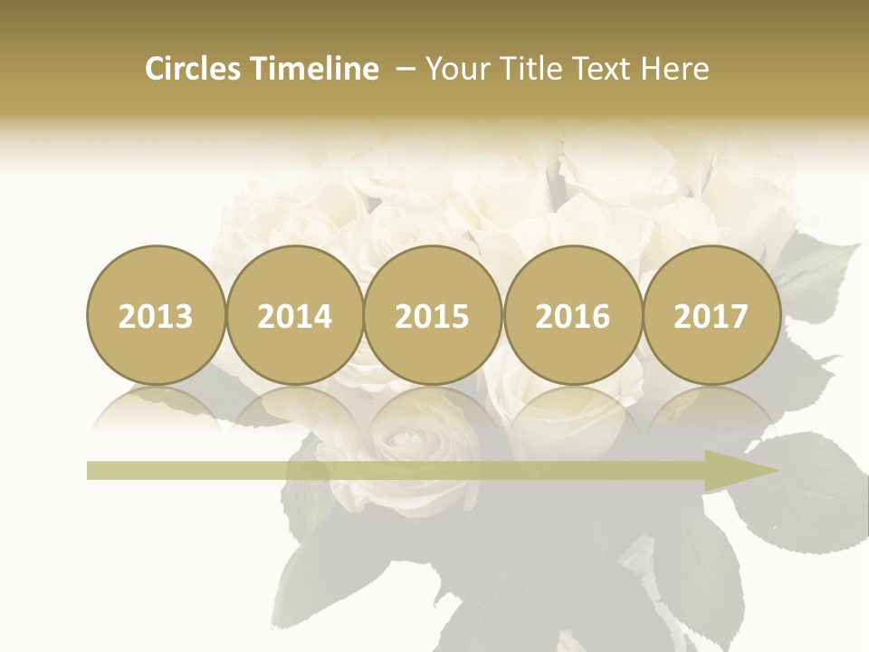 Rose Spring Bud PowerPoint Template