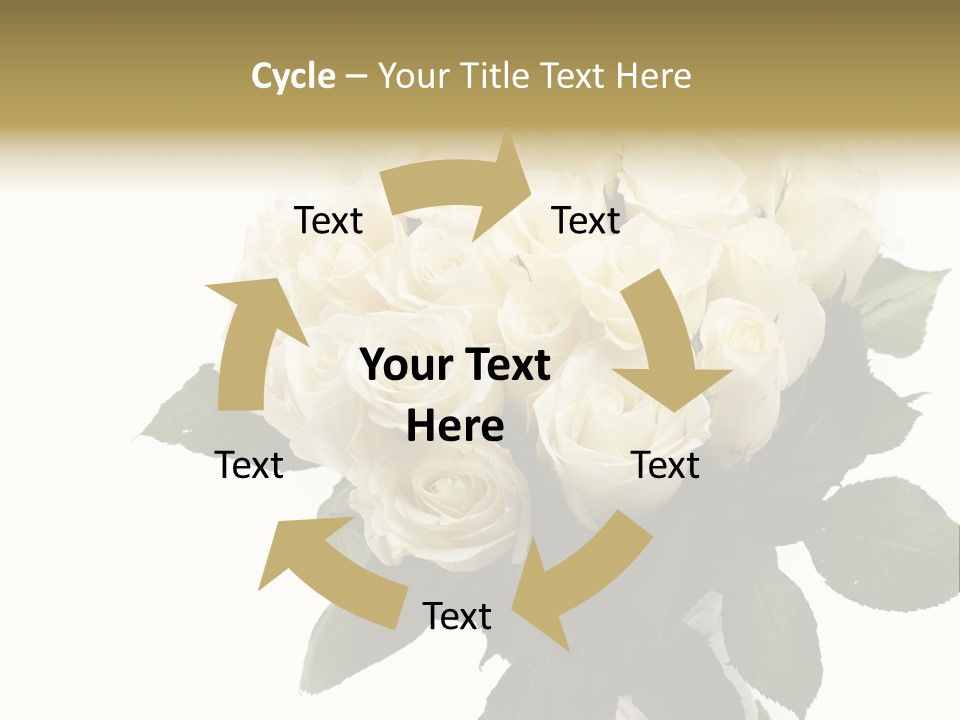 Rose Spring Bud PowerPoint Template