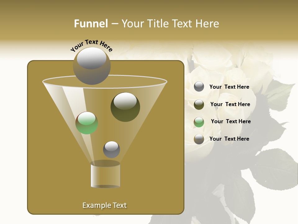 Rose Spring Bud PowerPoint Template