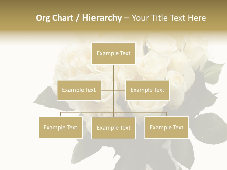 Rose Spring Bud PowerPoint Template
