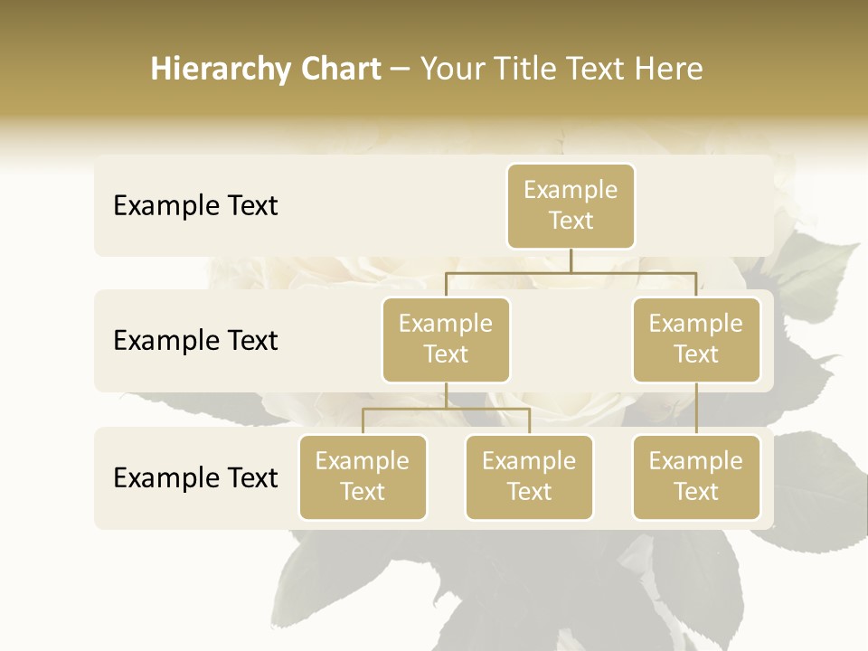 Rose Spring Bud PowerPoint Template