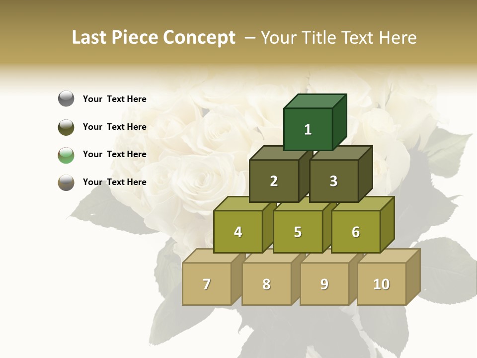 Rose Spring Bud PowerPoint Template