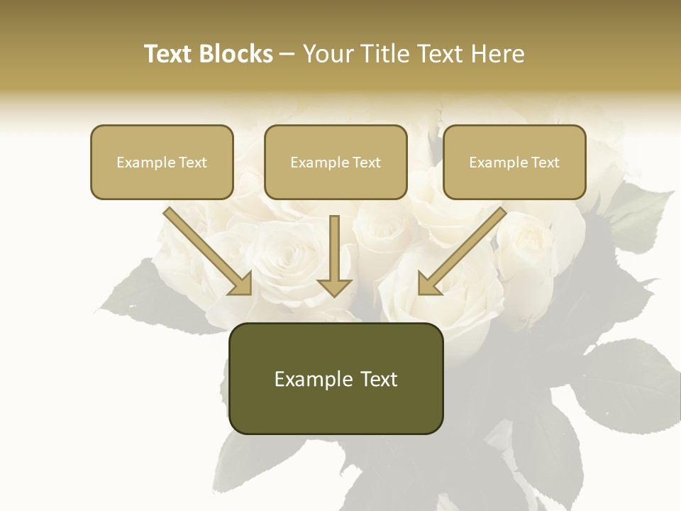 Rose Spring Bud PowerPoint Template