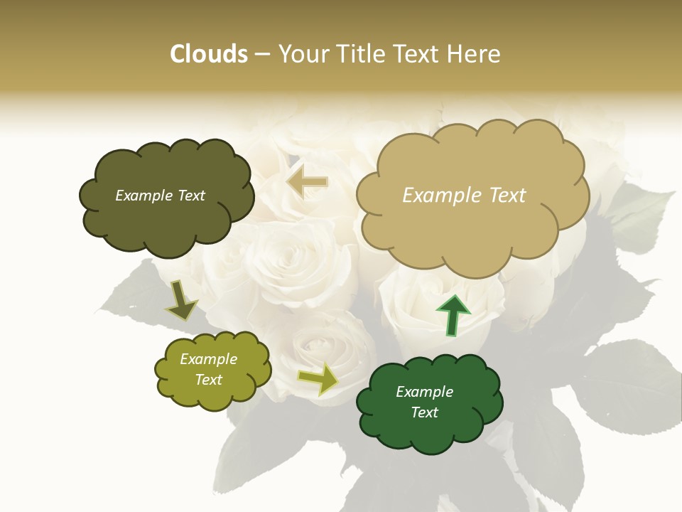Rose Spring Bud PowerPoint Template