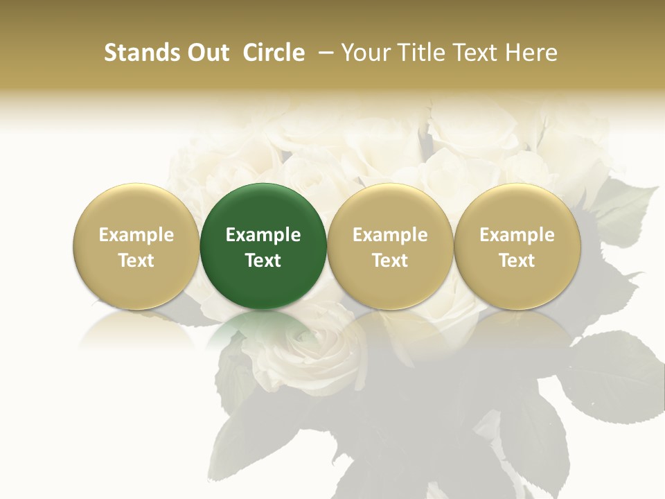 Rose Spring Bud PowerPoint Template