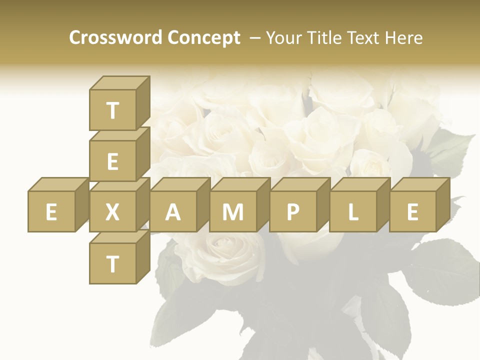 Rose Spring Bud PowerPoint Template