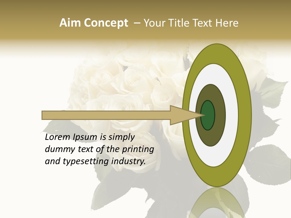 Rose Spring Bud PowerPoint Template